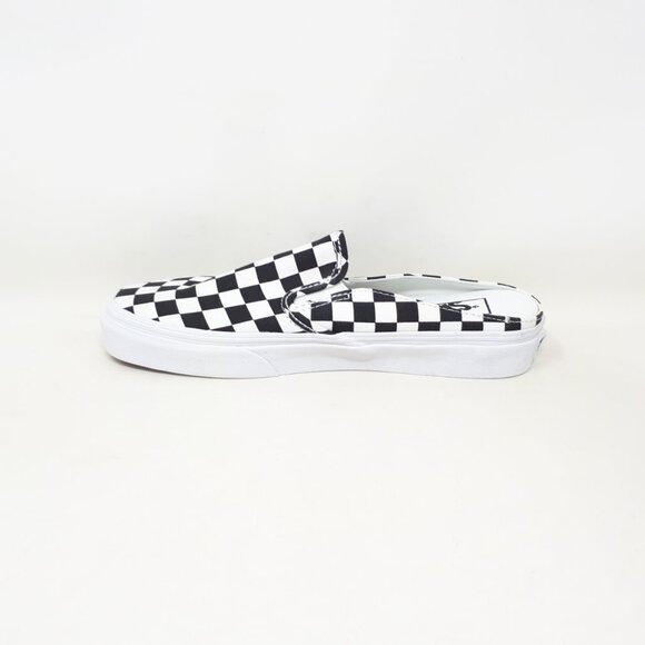 Vans Classic Slip-On Mule Authentic Shoe Sneaker Black White Mens 5.5 / Womens 7 - Picture 2 of 12